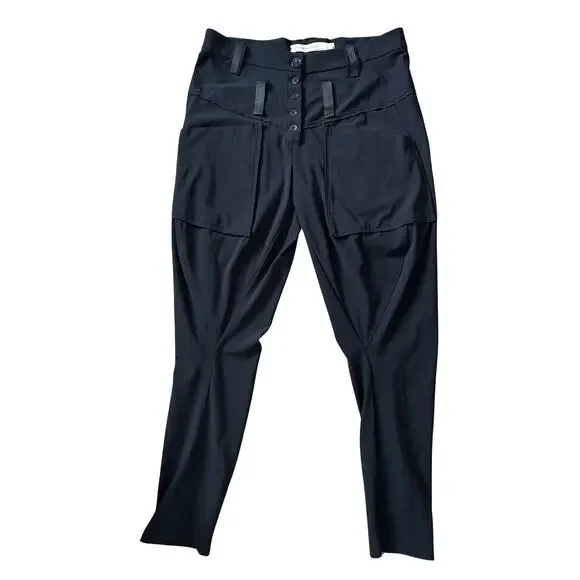 Girbaud “Cravatakiller” Pants Black – Archival Y2K Drop Crotch Trousers